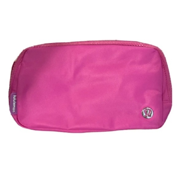 NWT AUTHENTIC LULULEMON 1L EVERYWHERE BAG EBB SONIC PINK WHITE LOGO LETTERS - Picture 3 of 10